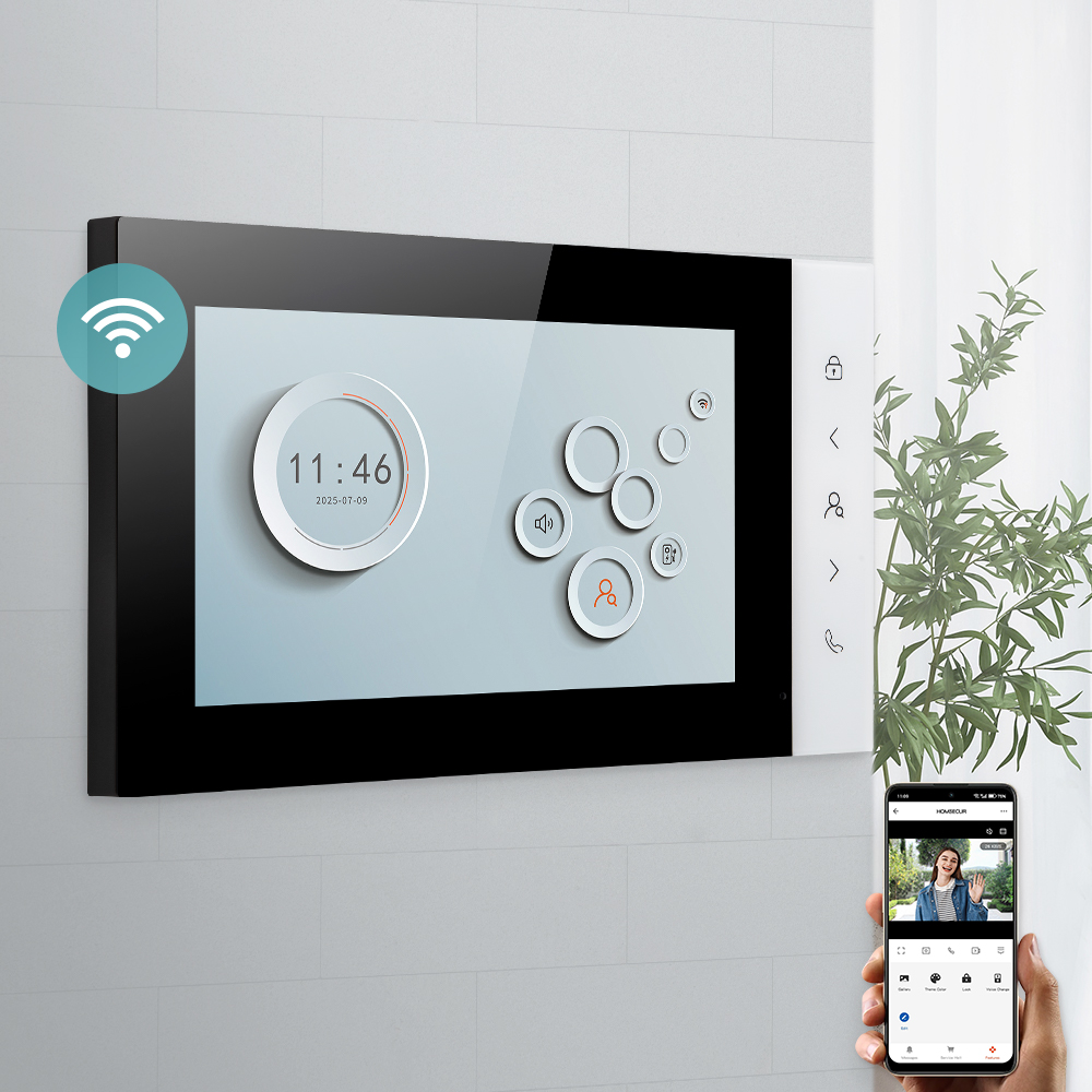 Home Security Monitor - HOMSECUR XM716D Tuya App Indoor Monitor
