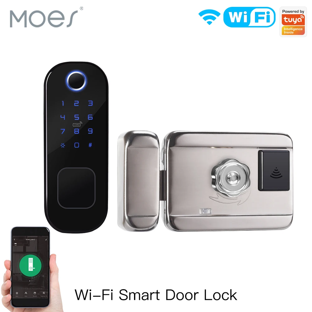Home Security Guard - MOES WiFi Tuya Smart Lock Door
