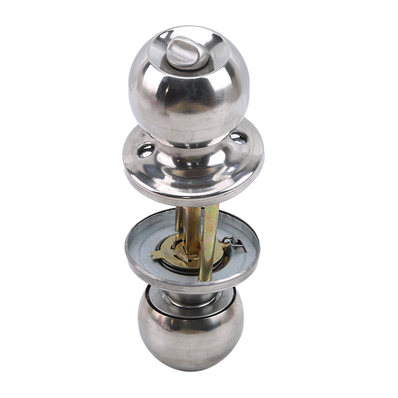 Home Security Essential - Round Ball Privacy Door Knob Bathroom
