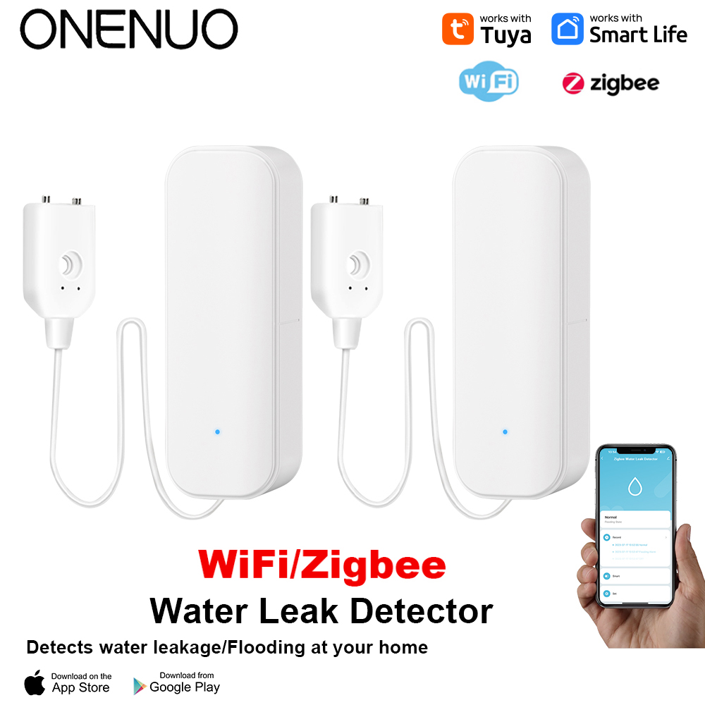Home Security System - WiFi/Zigbee Water Sensor Tuya Leakage Alarm