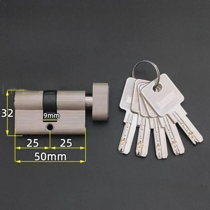 Home Security Locks - Special custom Security door Center brass