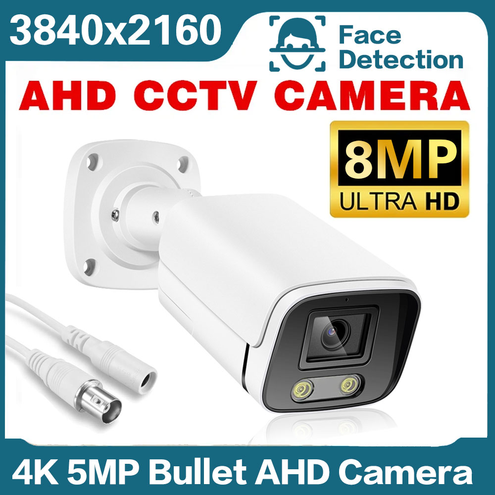 Ip Camera Outdoor 4K - 8MP Face Full Color Night Vision