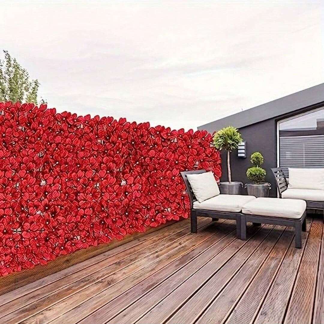 Home Security Fence - Artificial Hedge Fence Roll, Synthetic Ivy
