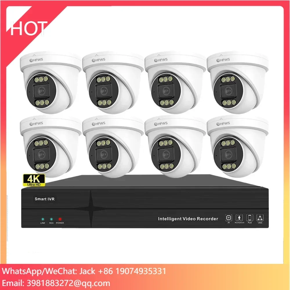 Ip Camera Outdoor 4K - OEM 8MP 4K 25FPS PoE IP