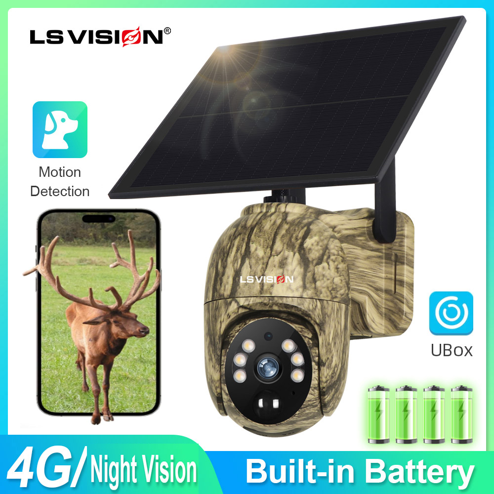 Camera Solar Wireless - LS VISION Wildlife Camera Solar 4MP