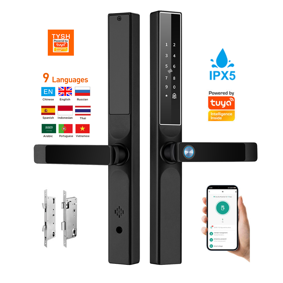 Home Security Guard - Tuya App Fingerprint Door Lock Code