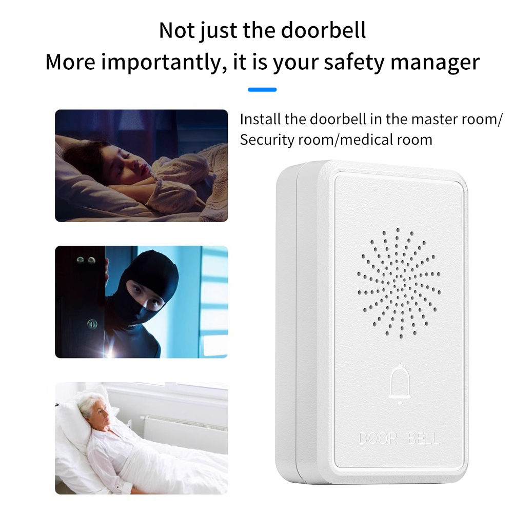 Home Security Ring System - 4Wire Wired Doorbell DC12V Access Control