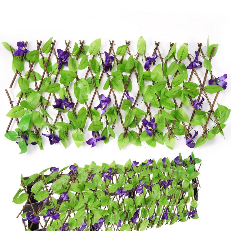 Home Security Fence - Artificial Leaf Privacy Fence Expandable Wall