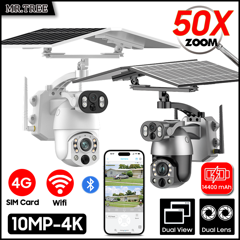 Ip Camera Outdoor 4K - 4K 50X Optical Zoom Dual Lens