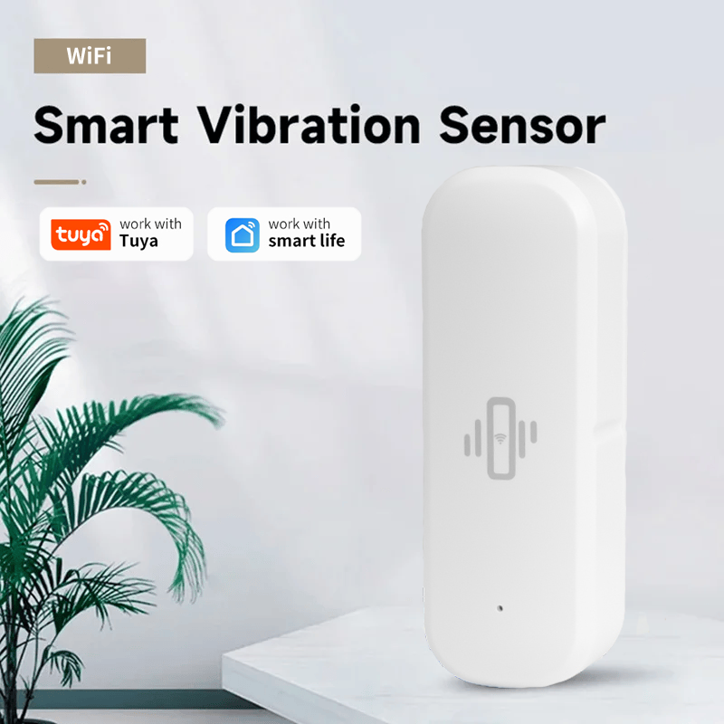 Home Security System - Tuya Smart Devices WiFi Vibration Sensor