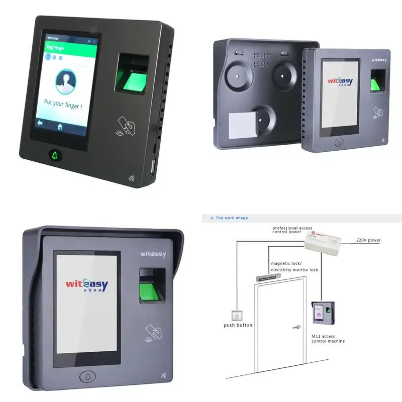 Home Security Ring System - Wifi Camera Access Control 4.0 Inch