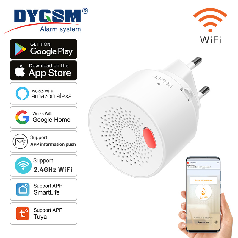 Home Security Guard - Tuya Smart Home Wifi Natural Gas