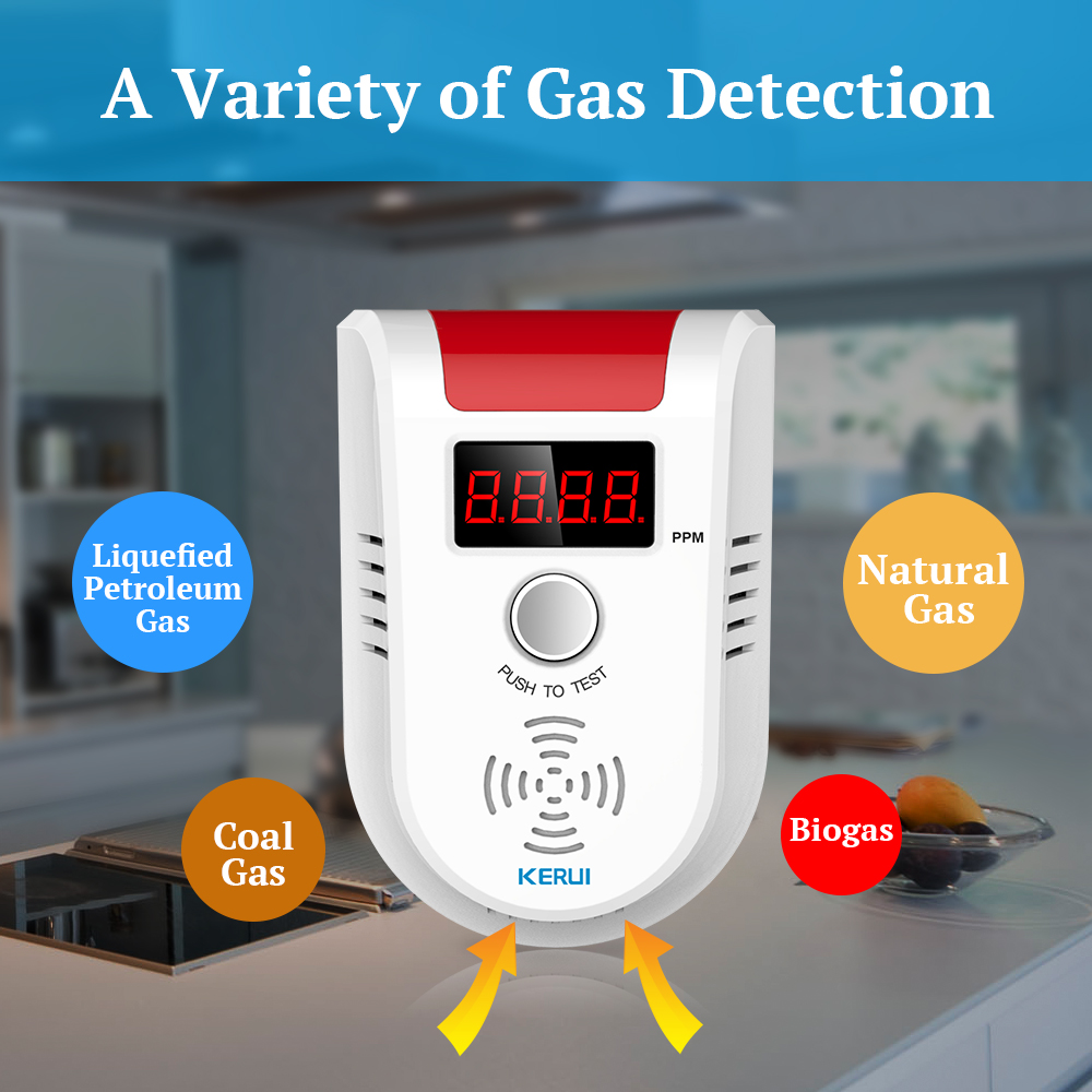 KERUI GD13 LPG GAS Detector Al - Home Security System recension och pris