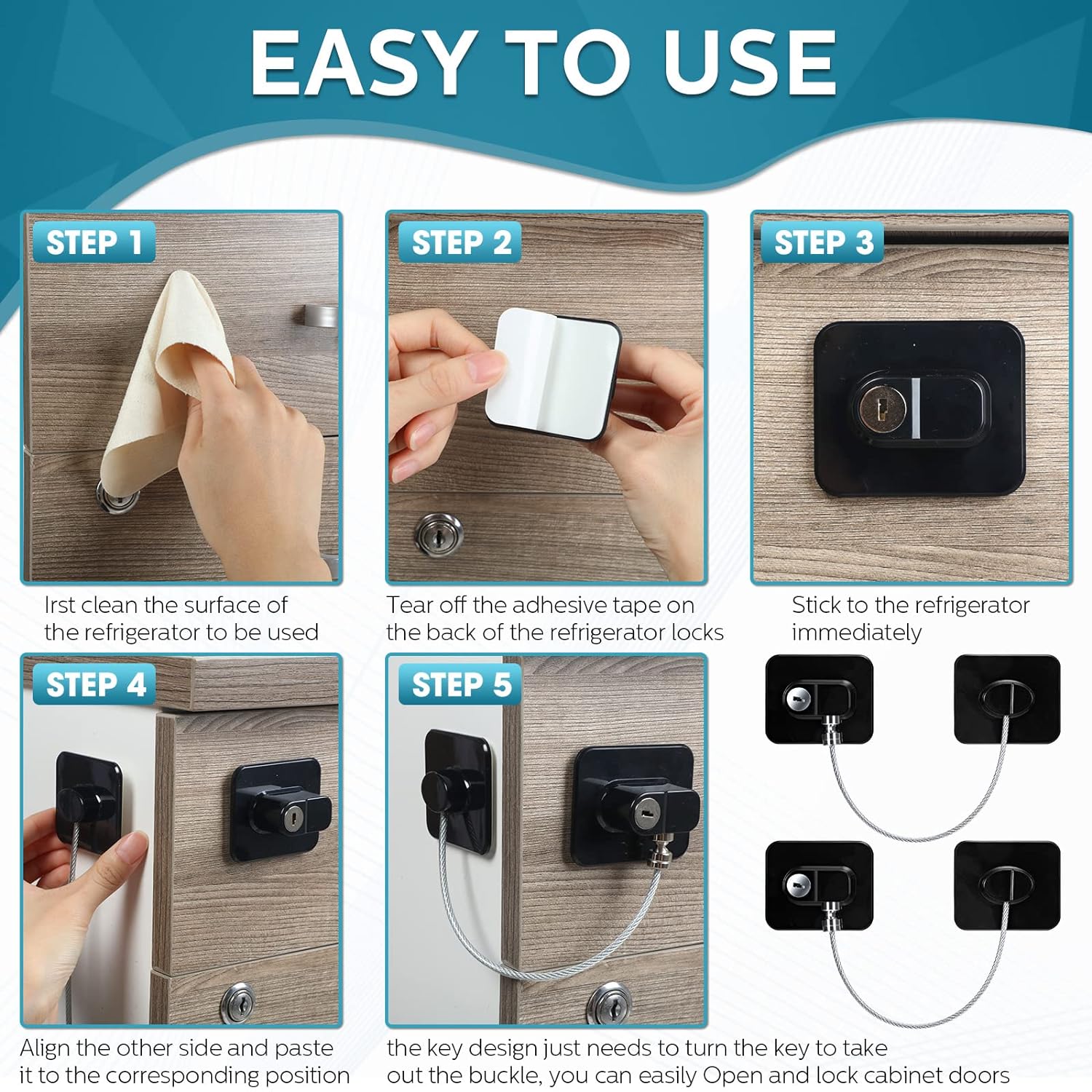 Baby Safety Lock Home Security - Home Security Essential recension och pris