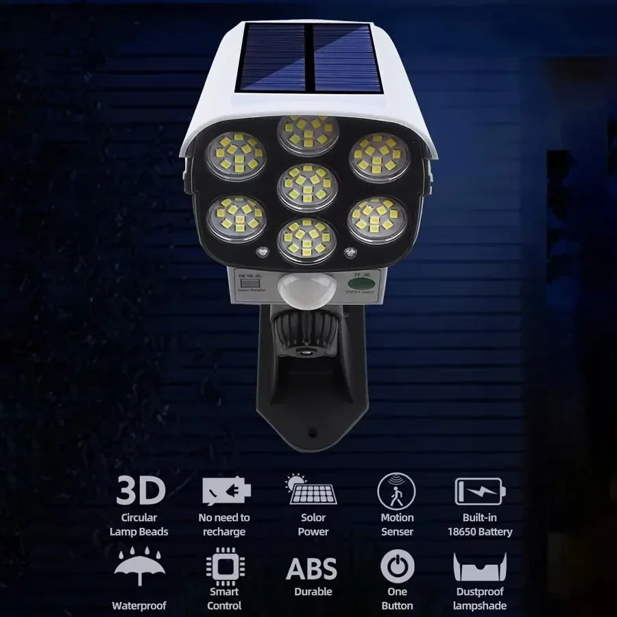 Outdoor Motion Sensor Solar Li - Camera Solar Wireless recension och pris