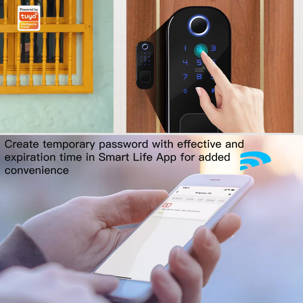 MOES WiFi Tuya Smart Lock Door - Home Security Guard recension och pris