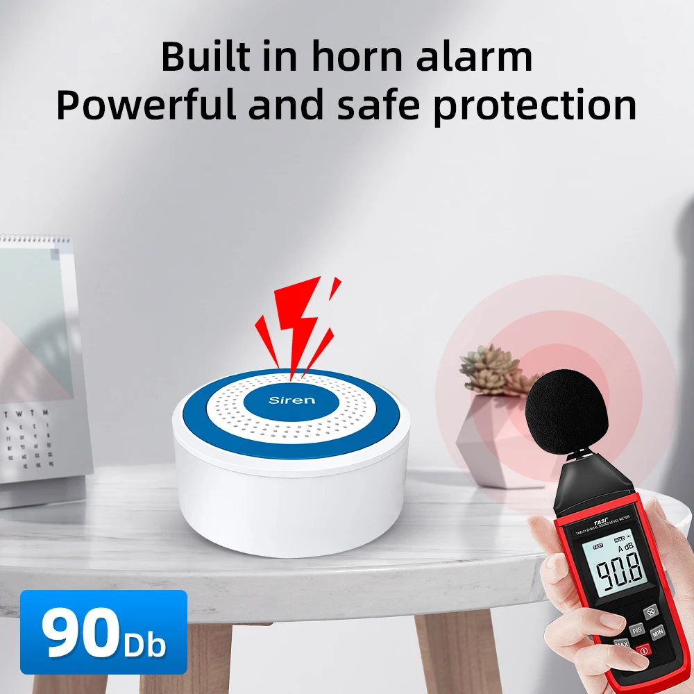 MULO Mini Alarm Siren Wireless - Home Security Blink recension och pris