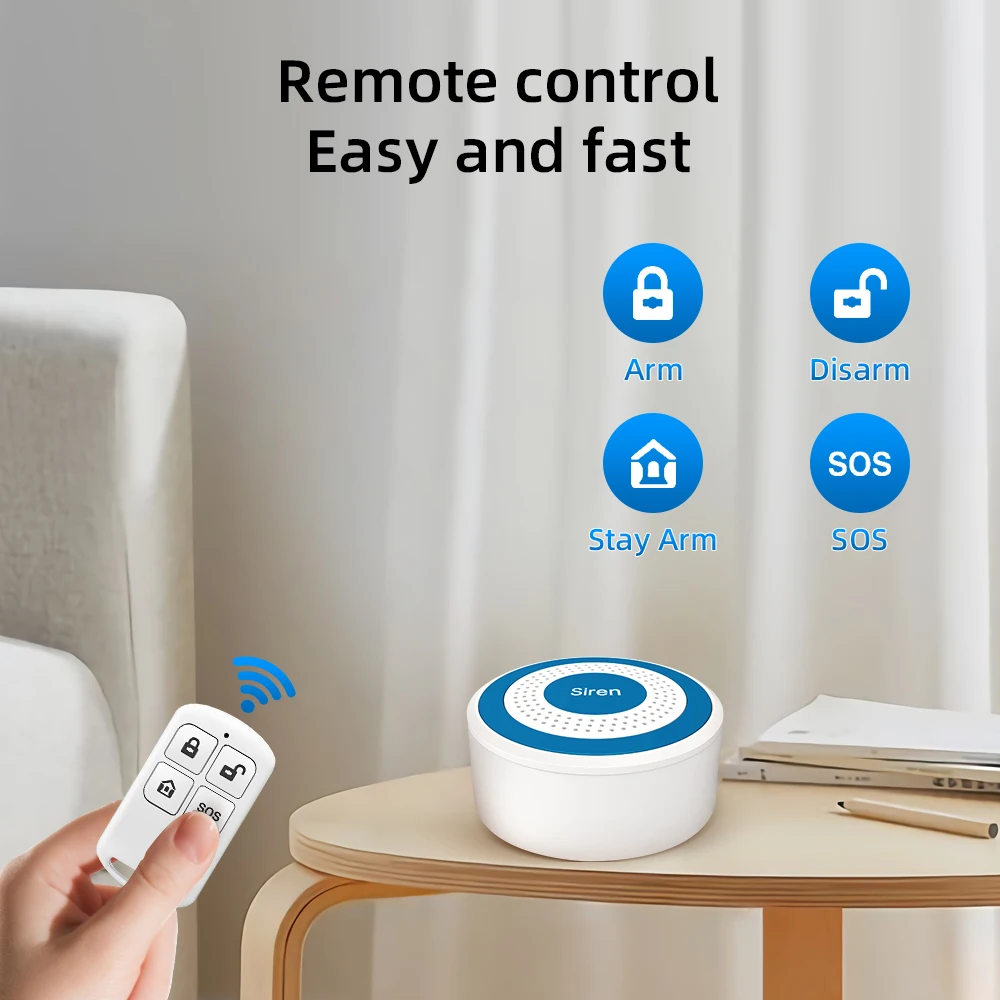 MULO Mini Alarm Siren Wireless - Home Security Blink recension och pris