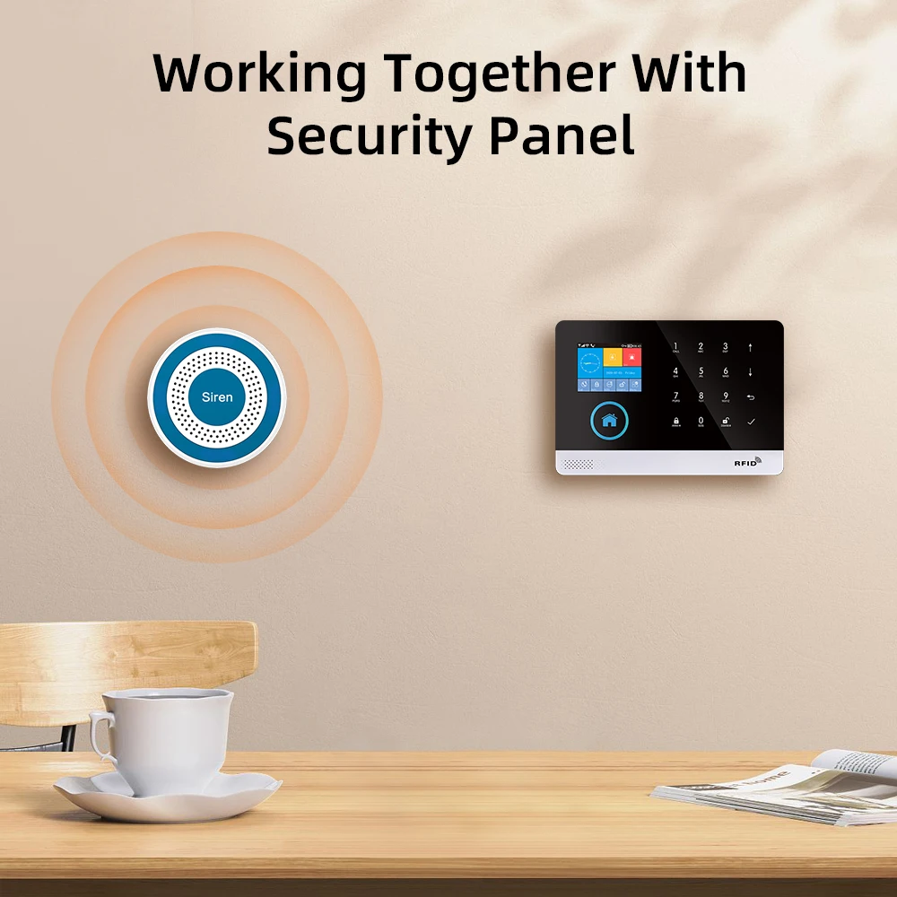 MULO Mini Alarm Siren Wireless - Home Security Blink recension och pris