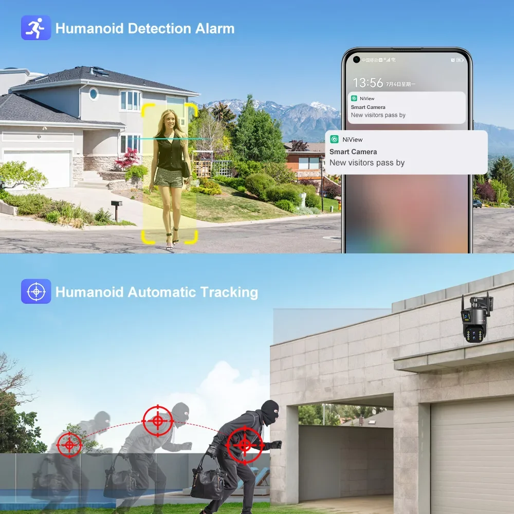 4K 4MP 10XZoom LTE 4G Sim Card - Ip Camera Outdoor 4K recension och pris