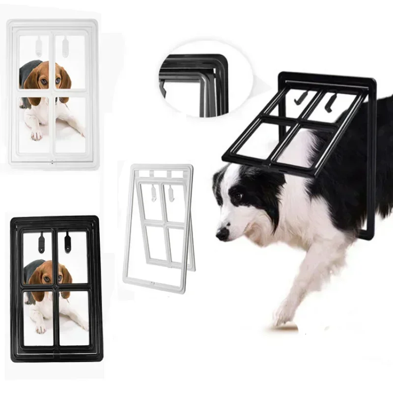 Pet Screen Door Lockable Plast - Home Security Fence recension och pris