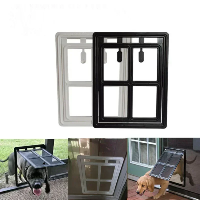Pet Screen Door Lockable Plast - Home Security Fence recension och pris