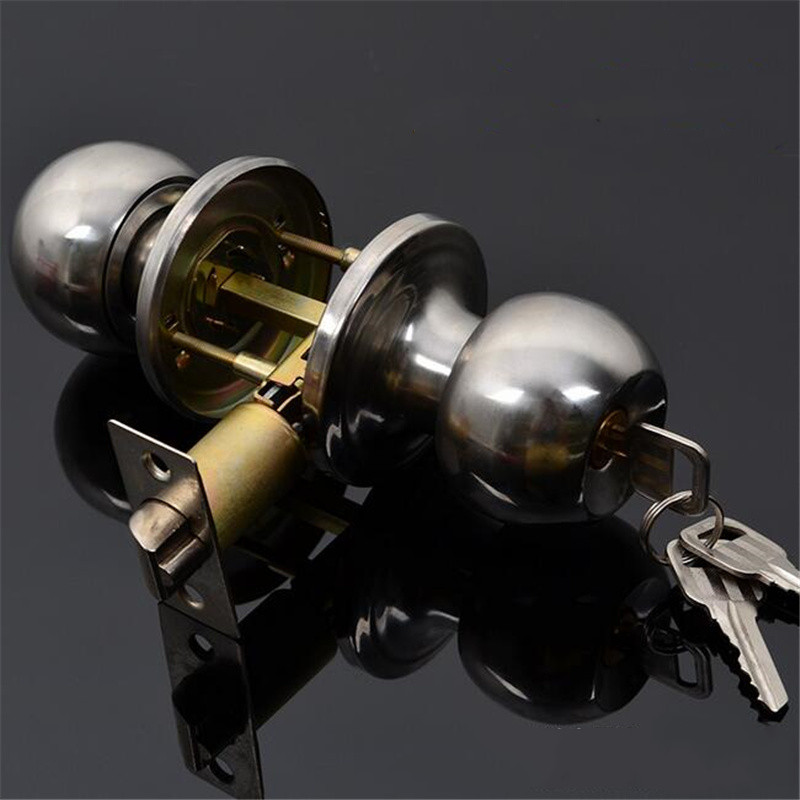 Round Ball Privacy Door Knob B - Home Security Essential recension och pris