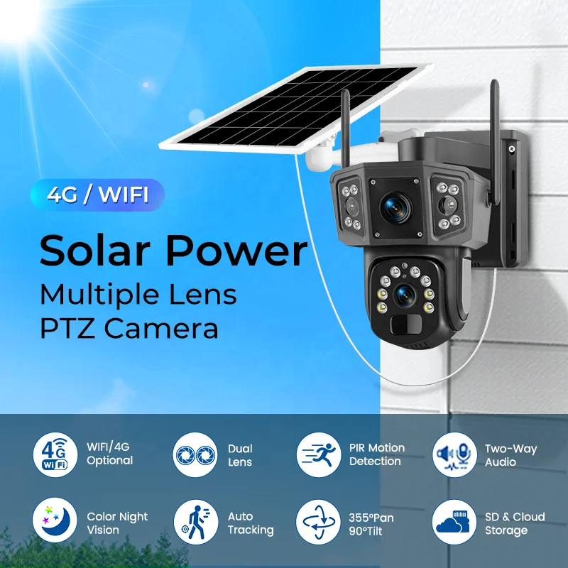 2026 V380 Pro 4MP Wireless PTZ - Camera Solar Wireless recension och pris