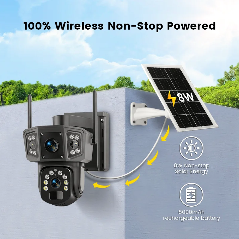 2026 V380 Pro 4MP Wireless PTZ - Camera Solar Wireless recension och pris
