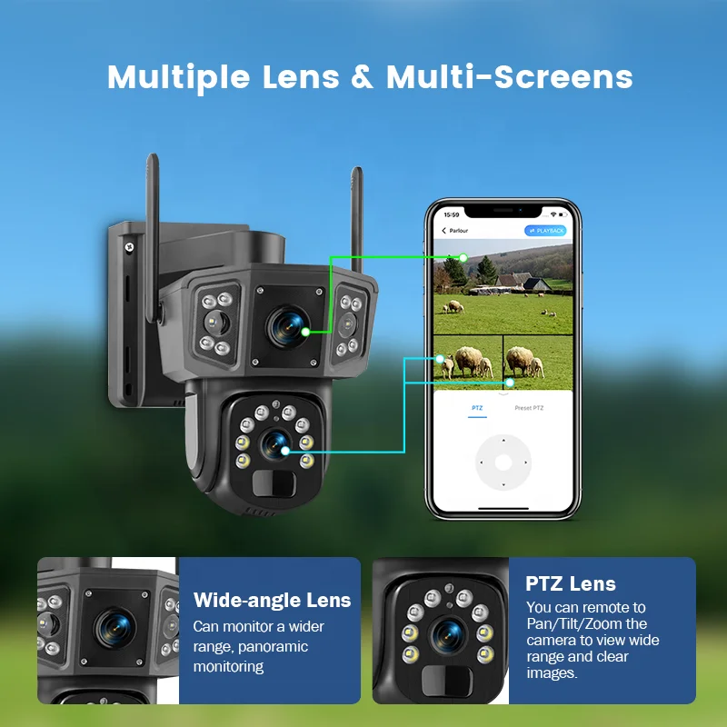2026 V380 Pro 4MP Wireless PTZ - Camera Solar Wireless recension och pris
