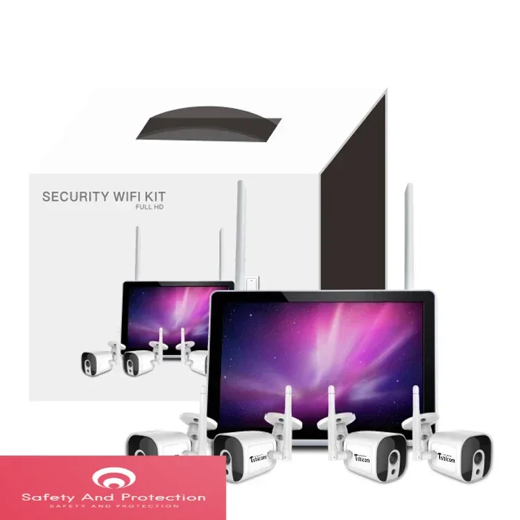 TUYA Smart Wi-Fi 4CH NVR Kit 1 - Home Security Wireless Cameras recension och pris