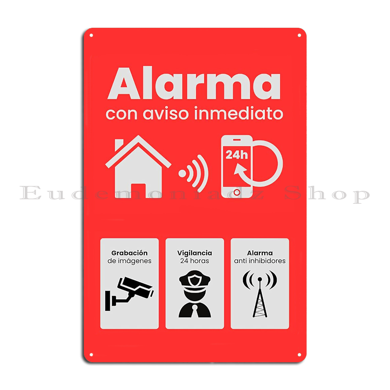 Retro 24h Alarm System Metal S - Home Security System recension och pris