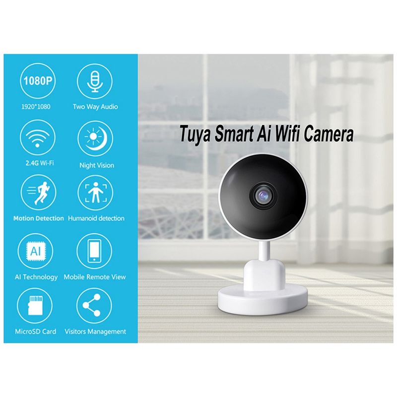 Essential Indoor Wifi Tuya Cam - Home Security Essential recension och pris