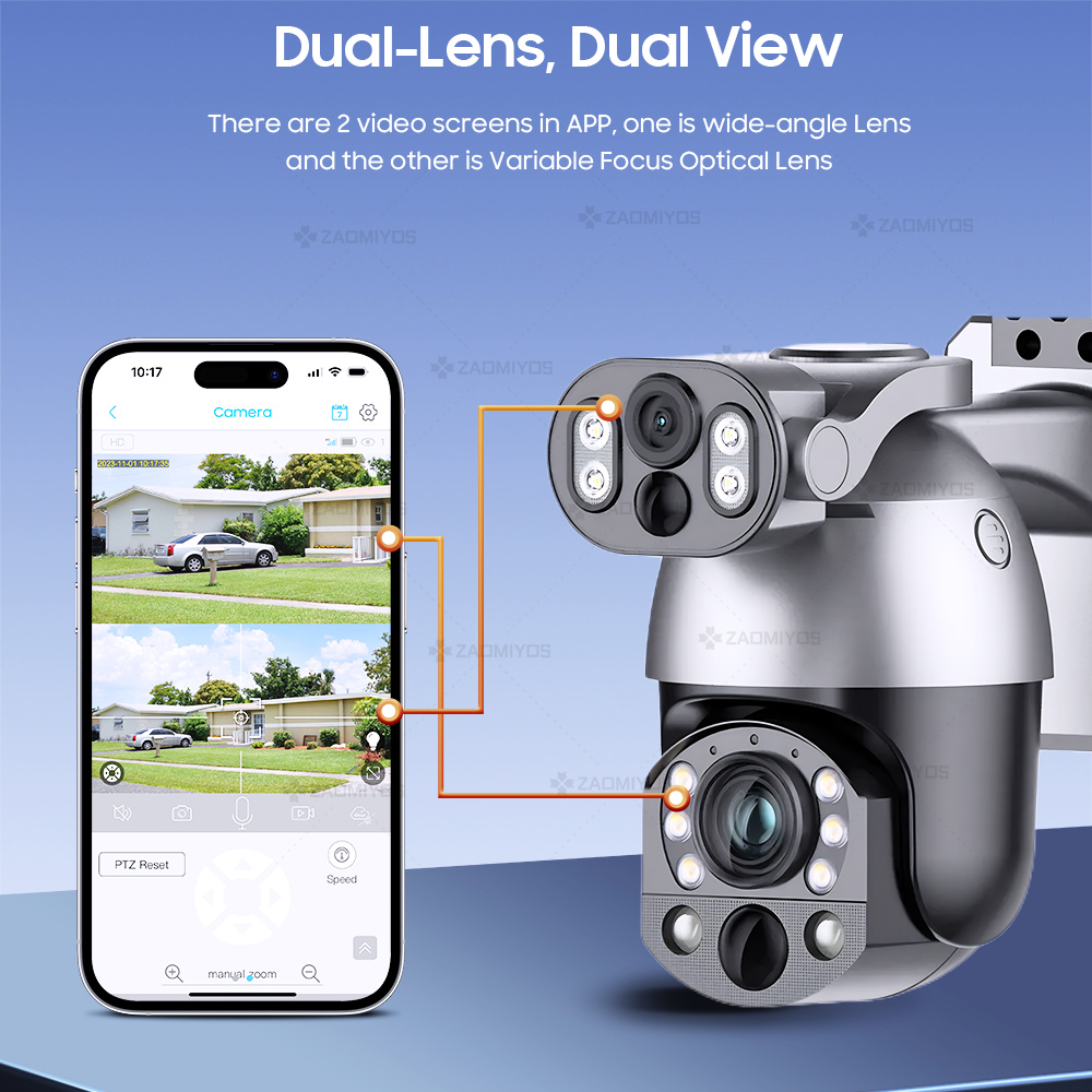 4K 50X ZOOM 10MP Solar Camera  - Ip Camera Outdoor 4K recension och pris