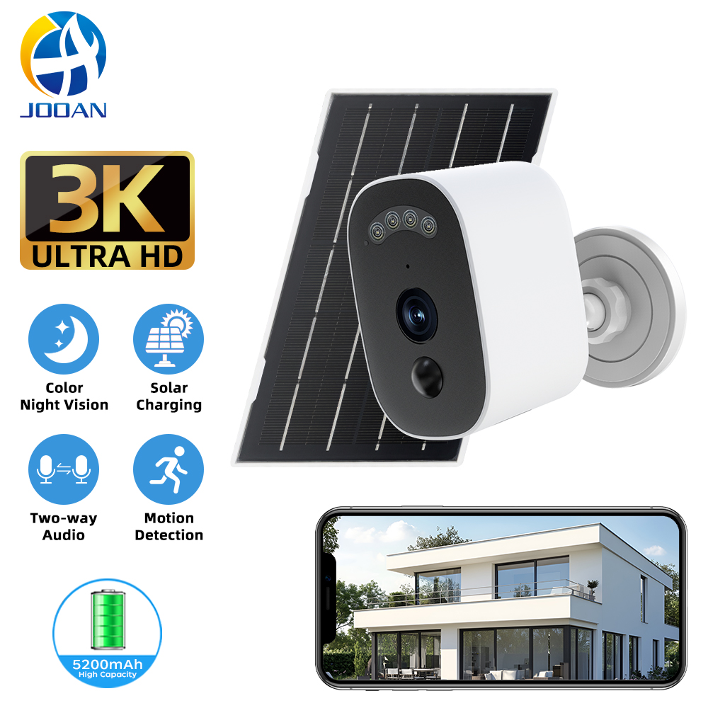 Jooan 3K HD Solar Security Cam - Home Security Services recension och pris
