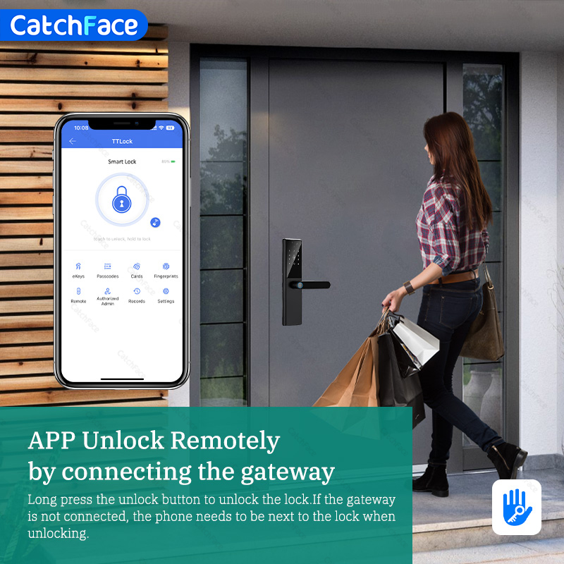 Bluetooth Fingerprint Door Loc - Home Security Essential recension och pris