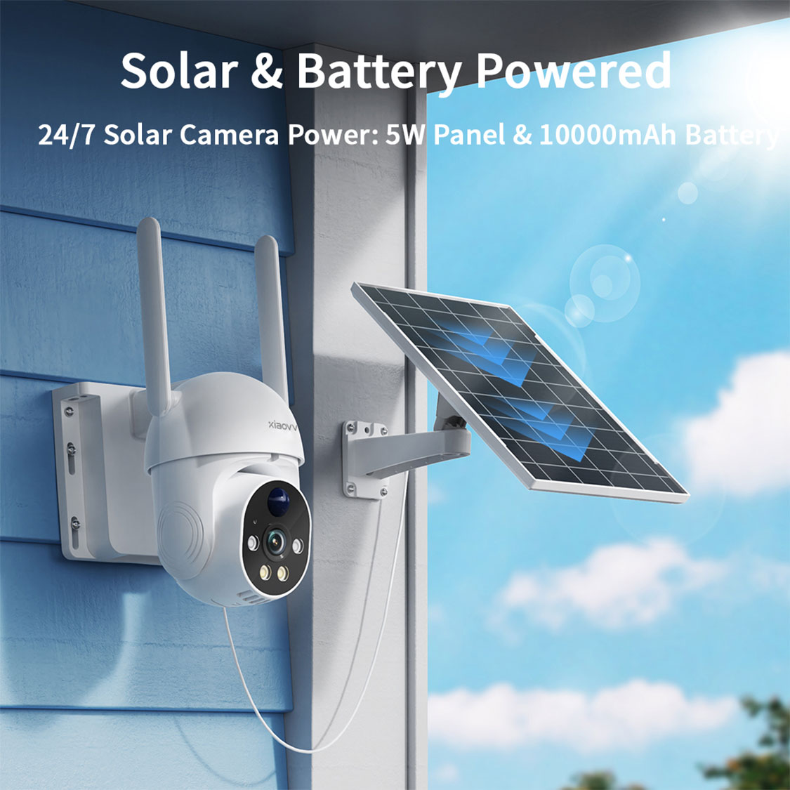 XIAOVV Solar Camera Wireless 4 - Camera Solar Wireless recension och pris