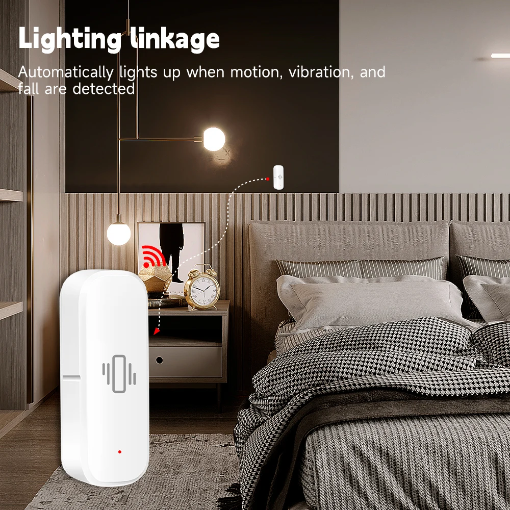 WiFi/Zigbee Smart Vibration Se - Home Security Alarm recension och pris