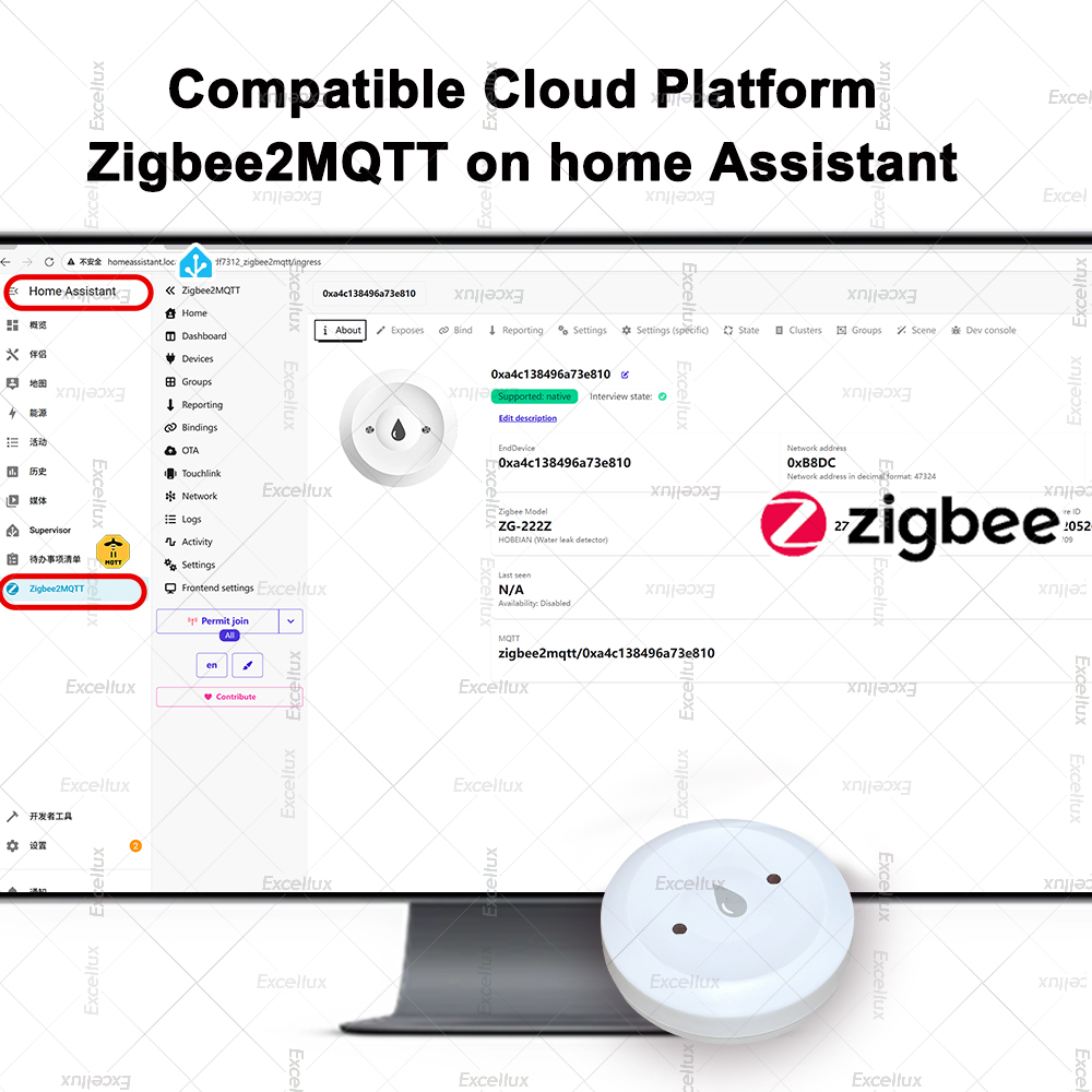 Zigbee Water Detector Leakage  - Home Security Monitor recension och pris