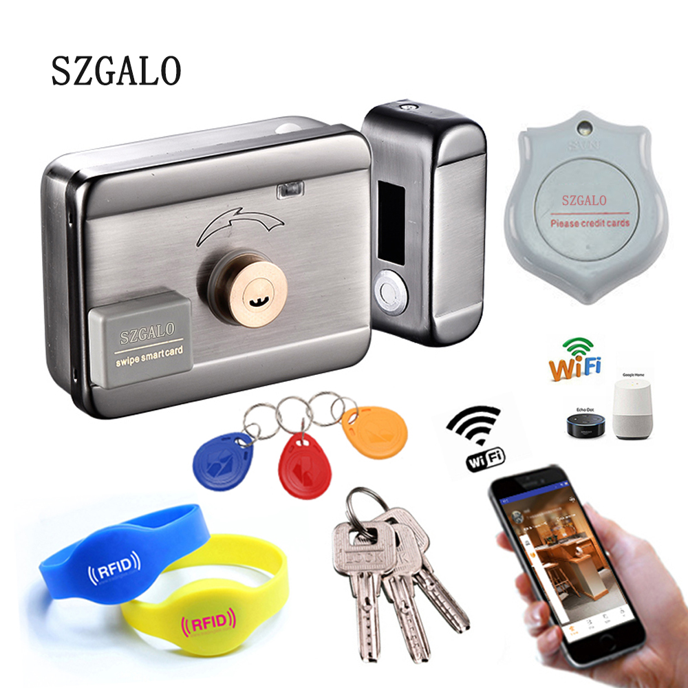 WiFi Control Electric Lock Gat - Home Security Ring System recension och pris