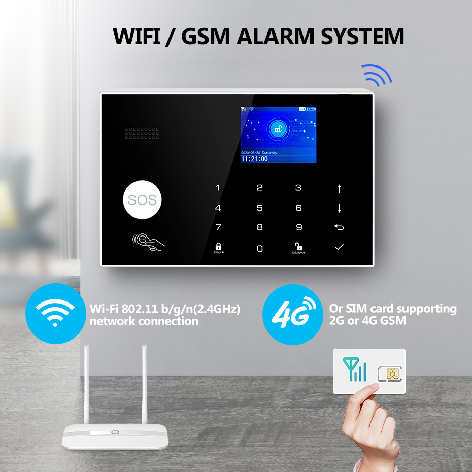 KERUI 4G Alarm with Doorbell R - Home Security Ring System recension och pris