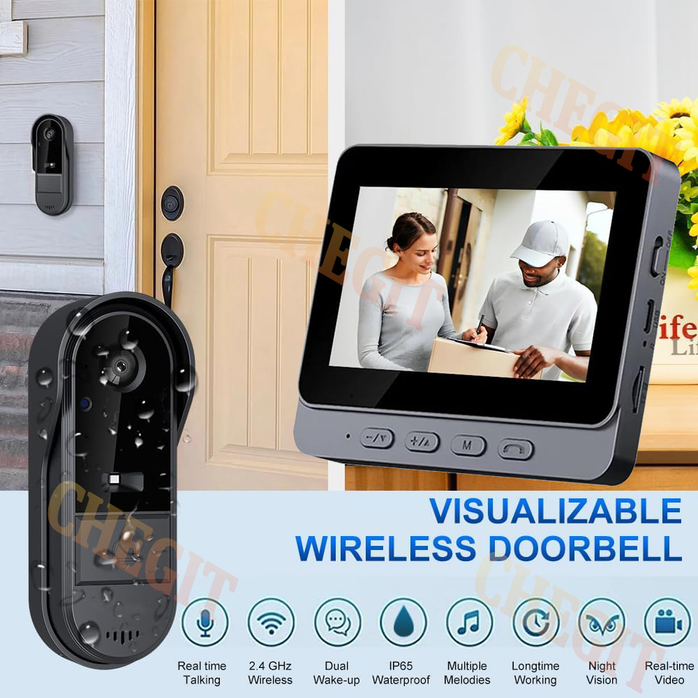 Wireless Wifi Doorbell Camera  - Home Security Blink recension och pris
