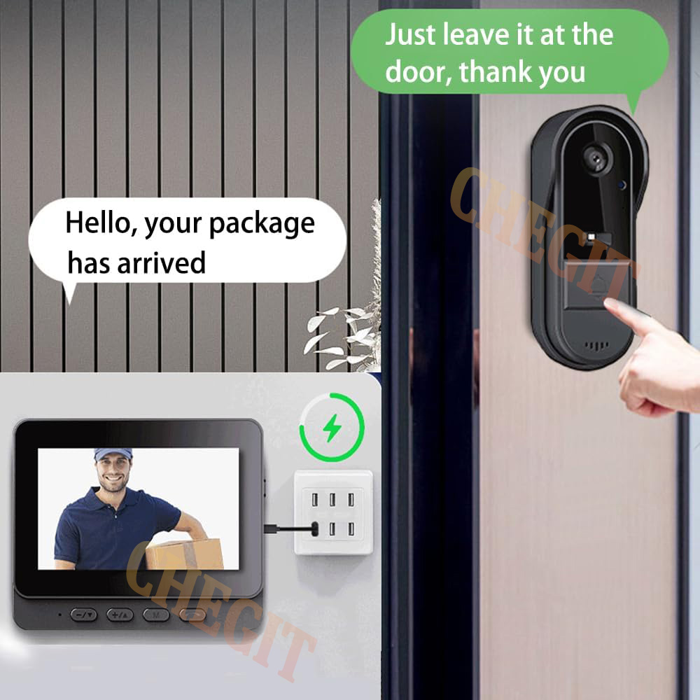 Wireless Wifi Doorbell Camera  - Home Security Blink recension och pris