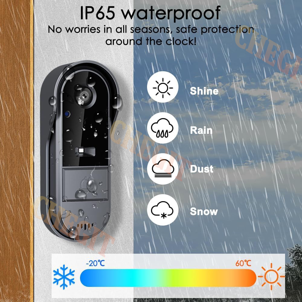 Wireless Wifi Doorbell Camera  - Home Security Blink recension och pris