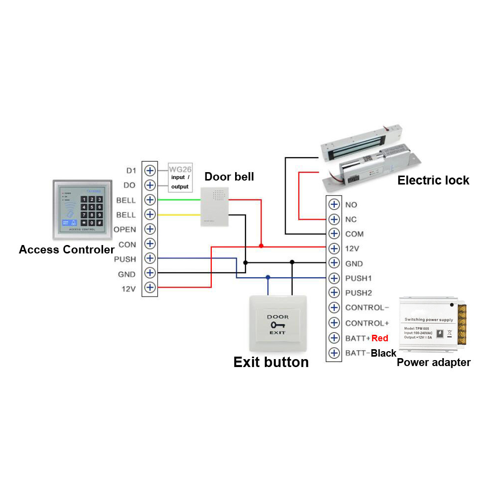Wired Doorbell DC12V Access Co - Home Security Ring System recension och pris
