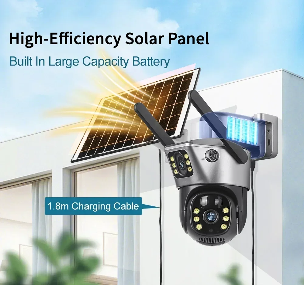 Tahlitech Solar Camera 4G Sim  - Ip Camera Outdoor 4K recension och pris