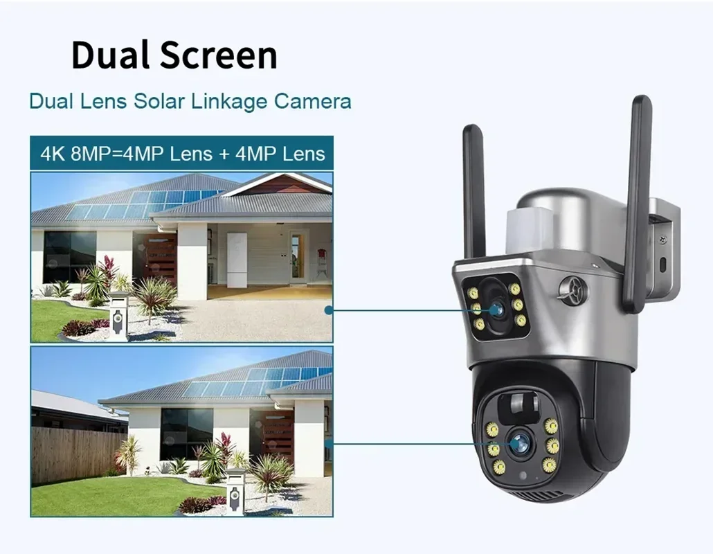 Tahlitech Solar Camera 4G Sim  - Ip Camera Outdoor 4K recension och pris