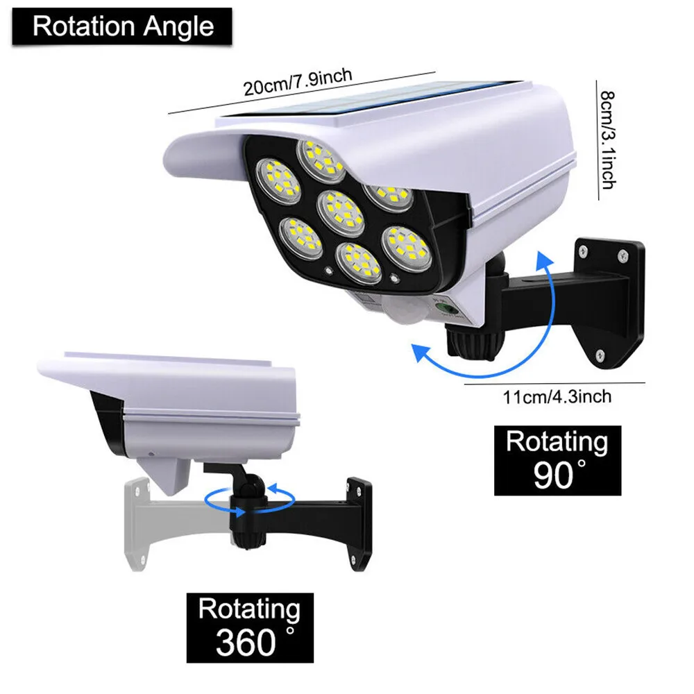 Outdoor Solar Light Motion Sen - Home Security Wireless Cameras recension och pris