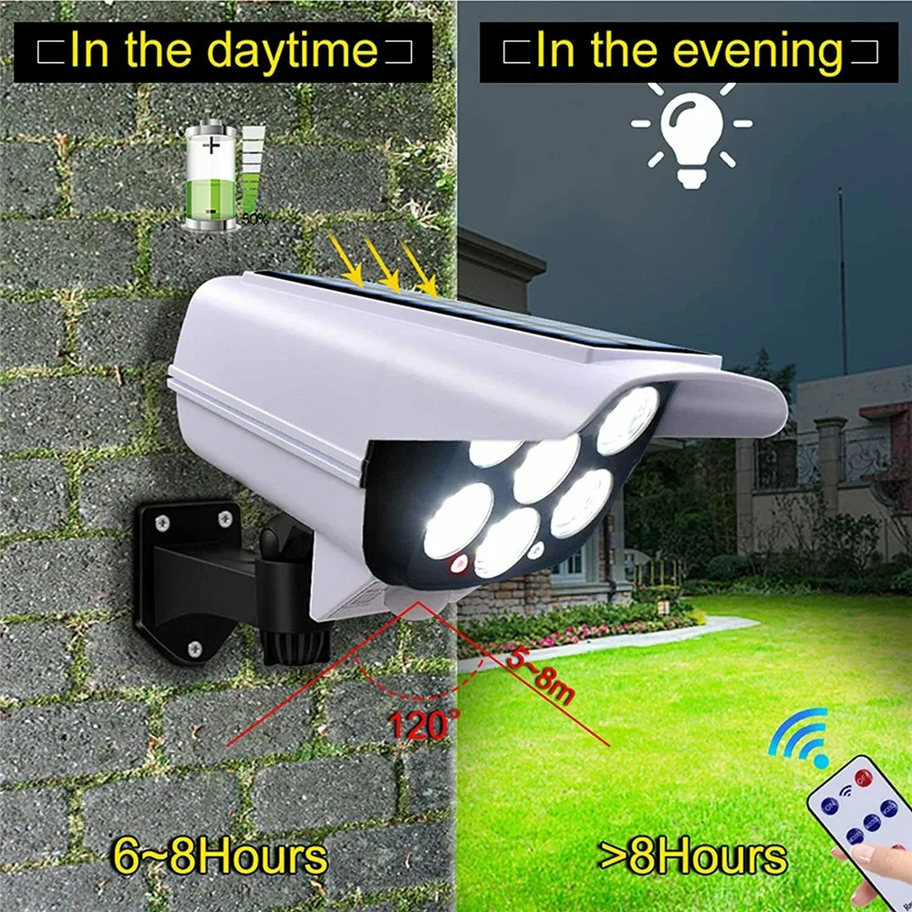 Outdoor Solar Light Motion Sen - Home Security Wireless Cameras recension och pris