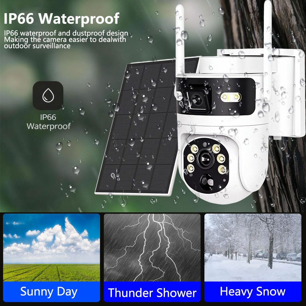 8MP 4K 4G SIM Card PTZ IP Came - Ip Camera Outdoor 4K recension och pris